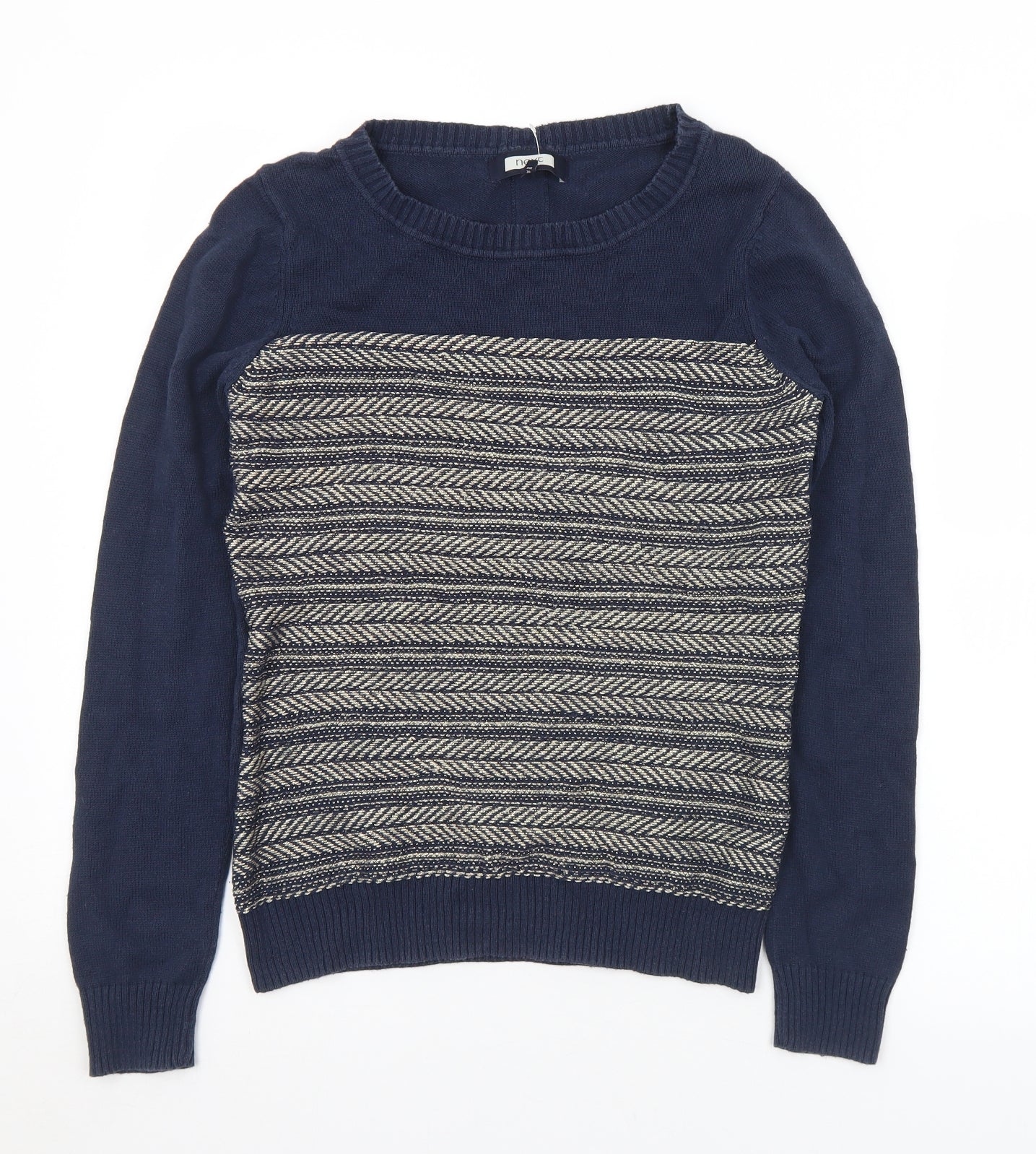 Womens UK Size 10 NEXT Blue Pullover Jumper