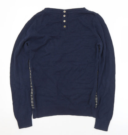 Womens UK Size 10 NEXT Blue Pullover Jumper