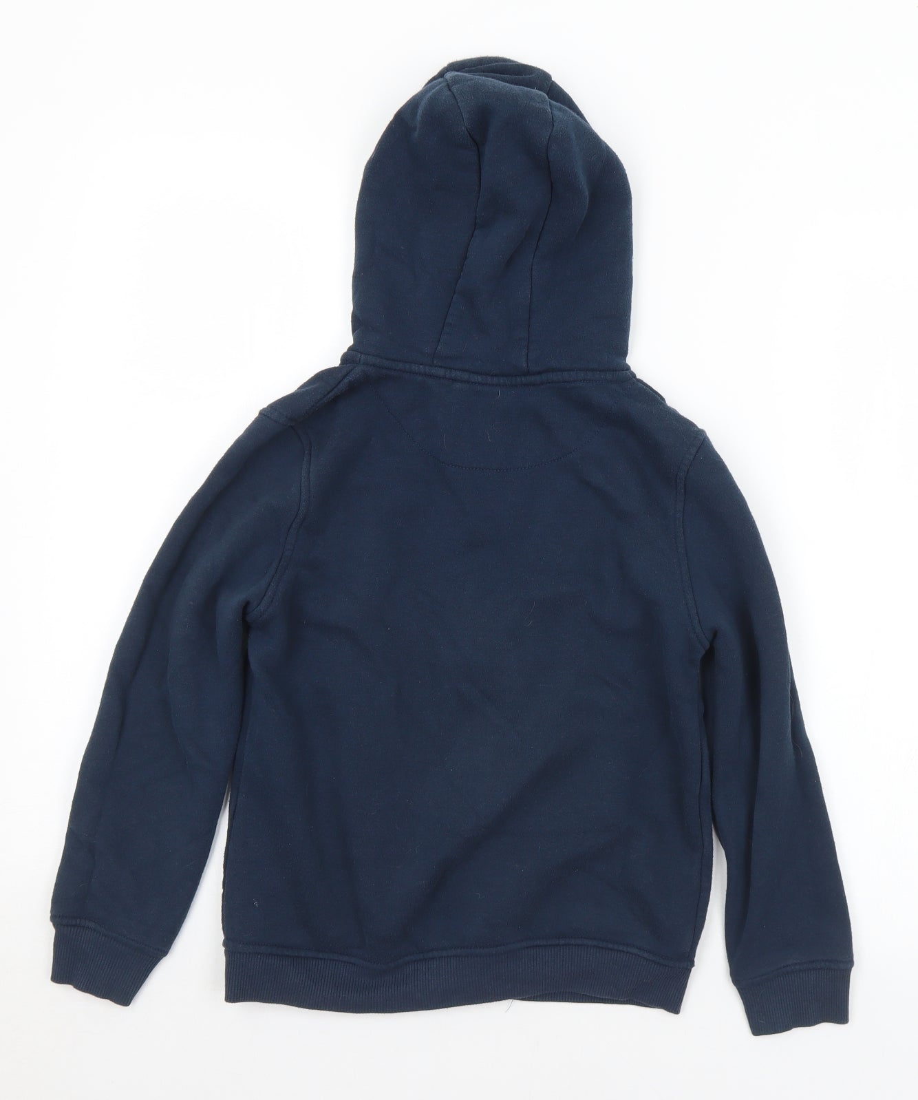 Primark Boys Blue  Cotton Full Zip Hoodie Size 9-10 Years  Zip