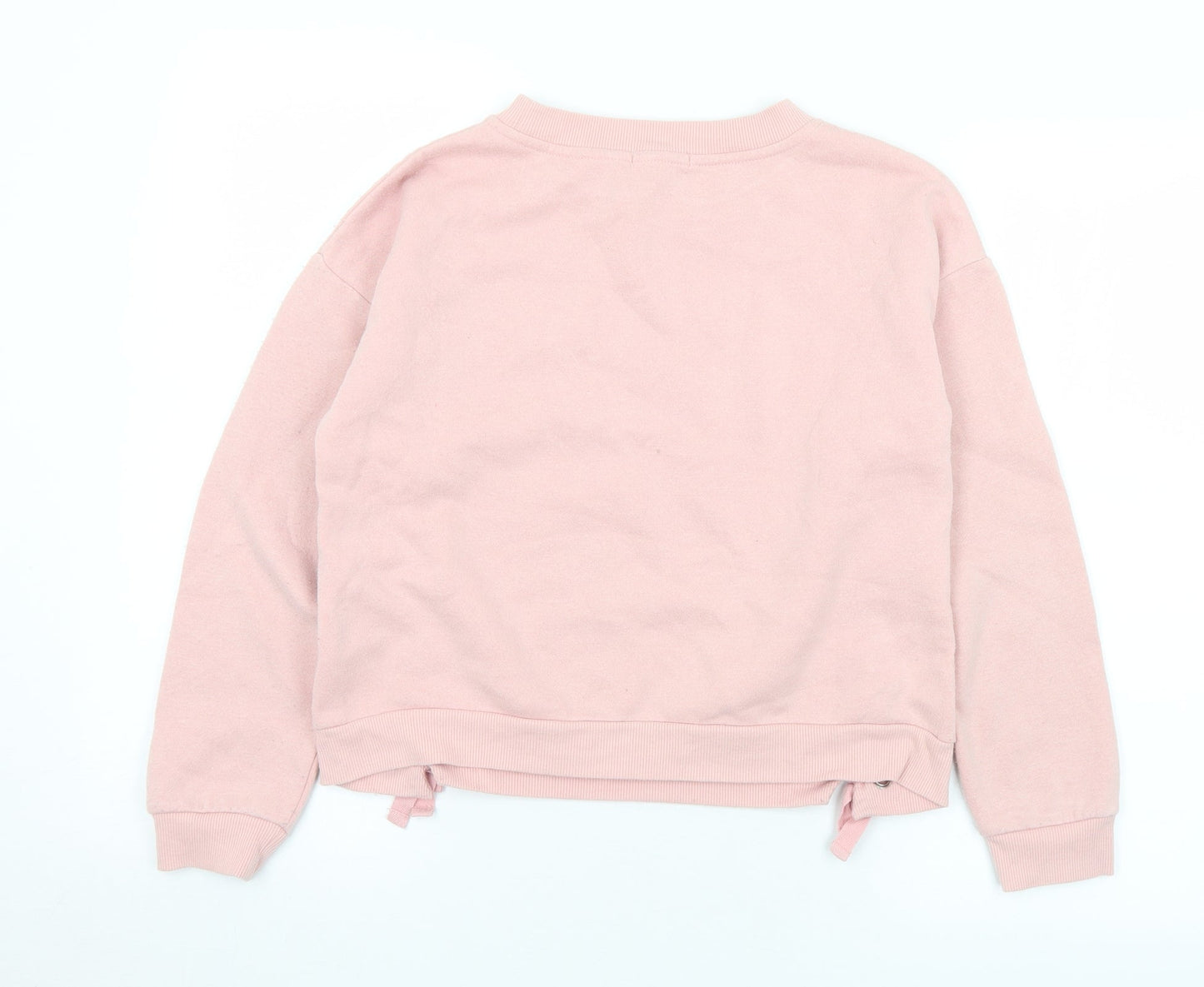 Primark Girls Pink  Polyester Pullover Sweatshirt Size 11-12 Years   - Unfollow