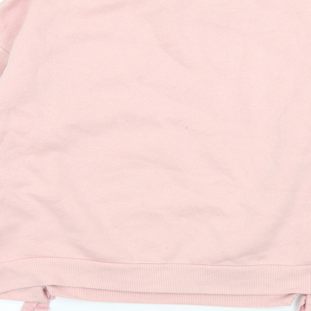 Primark Girls Pink  Polyester Pullover Sweatshirt Size 11-12 Years   - Unfollow