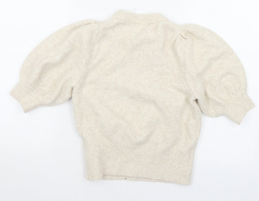 Womens UK Size S H&M Ivory Pullover Jumper