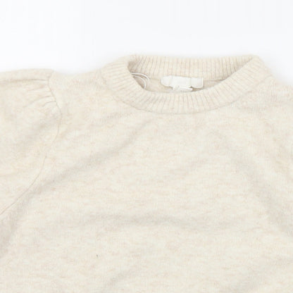 Womens UK Size S H&M Ivory Pullover Jumper