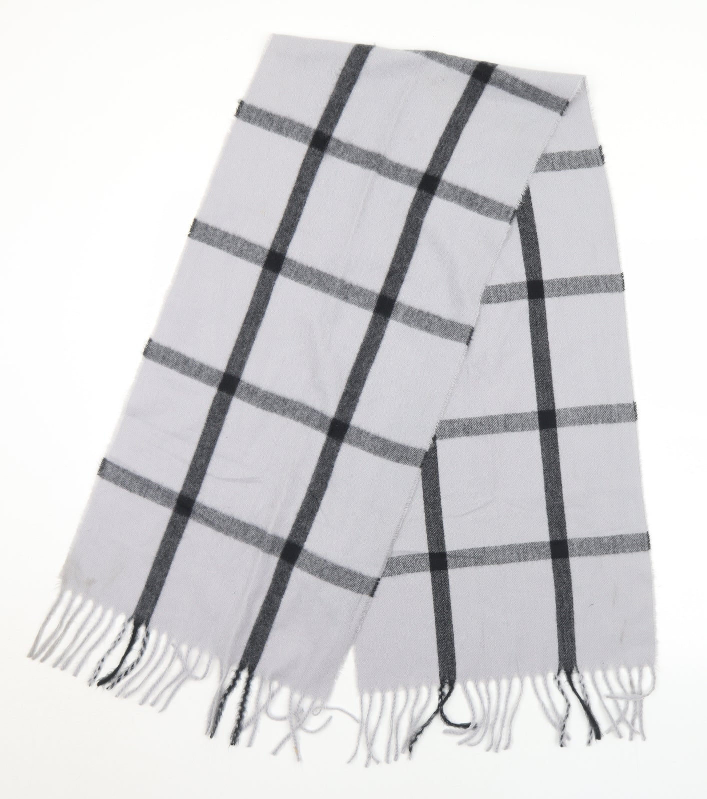 Avon Womens Green Plaid Polyester  Scarf