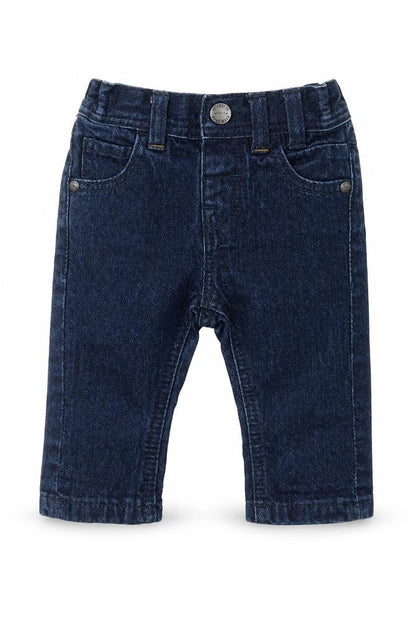 NEXT Baby Blue  Cotton Capri Jeans Size 3-6 Months  Snap