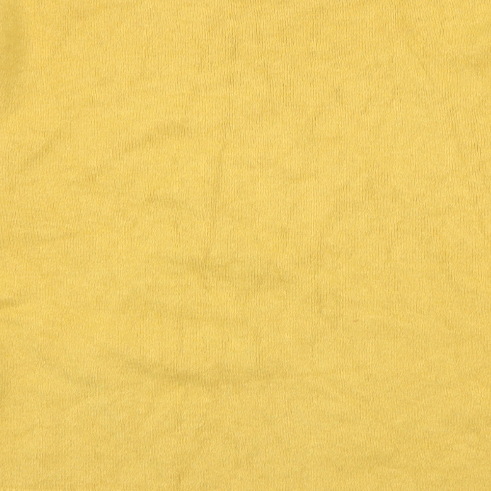 Womens UK Size M Preworn Yellow Pullover Jumper