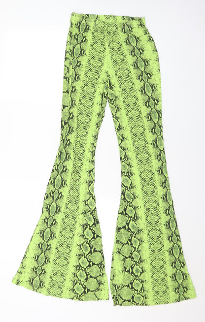 Womens UK Size 8 Boohoo  Jogger Yellow Leggings