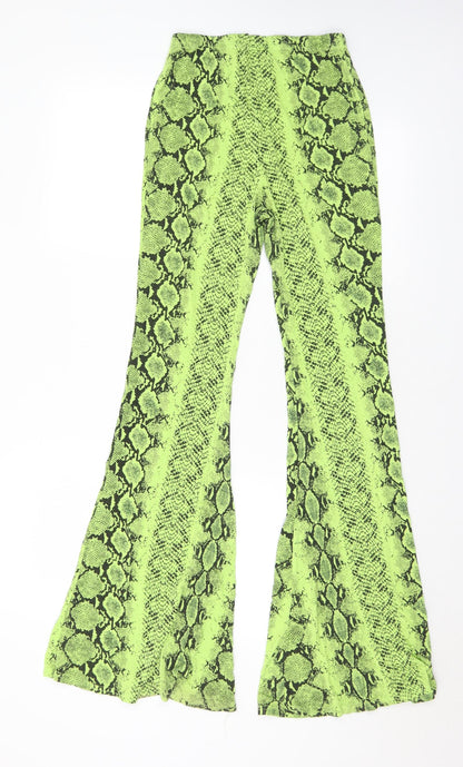 Womens UK Size 8 Boohoo  Jogger Yellow Leggings