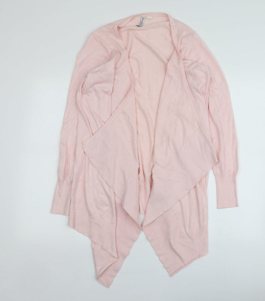 Capsule Womens Pink V-Neck  Viscose Cardigan Jumper Size 6