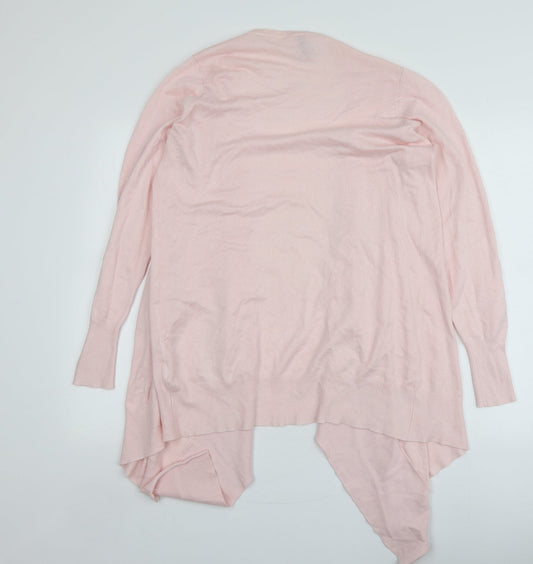 Capsule Womens Pink V-Neck  Viscose Cardigan Jumper Size 6