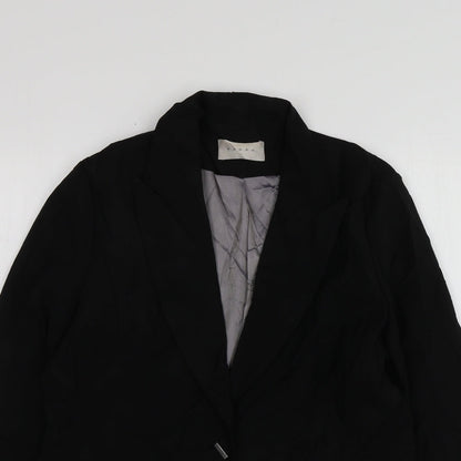Ozone Womens Black  Polyester Jacket Suit Jacket Size S