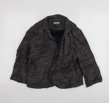 Redherring Womens Purple  Viscose Jacket Suit Jacket Size 16