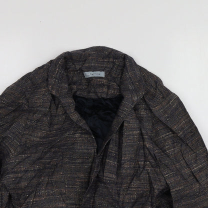 Redherring Womens Purple  Viscose Jacket Suit Jacket Size 16