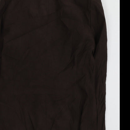 NEXT Womens Brown  Polyester Jacket Suit Jacket Size 12