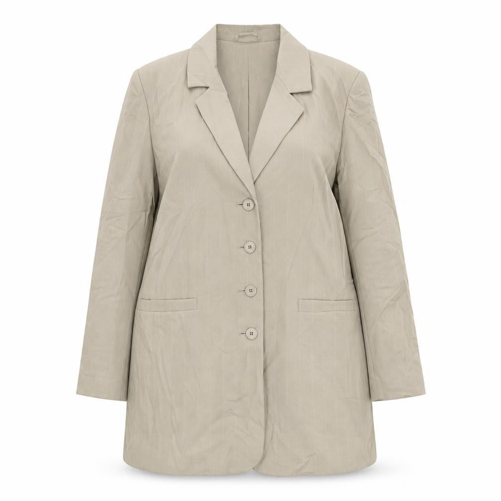 Womens UK Size 14 Classics Regular Beige Blazer