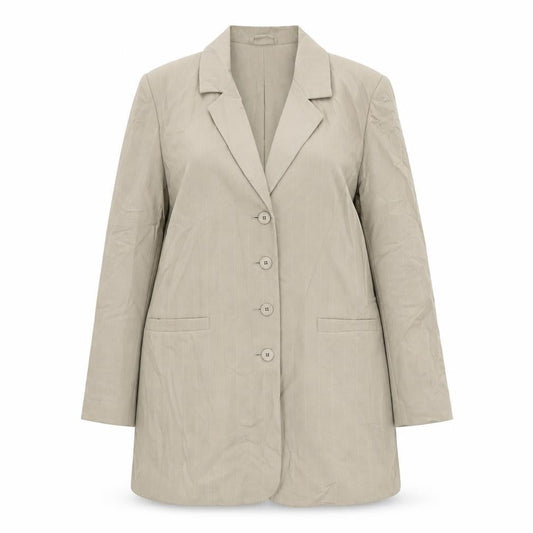 Womens UK Size 14 Classics Regular Beige Blazer