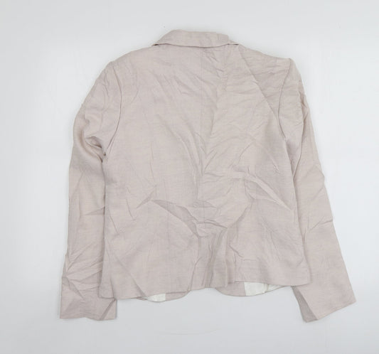 Bonmarché Womens Pink  Polyester Jacket Blazer Size 12