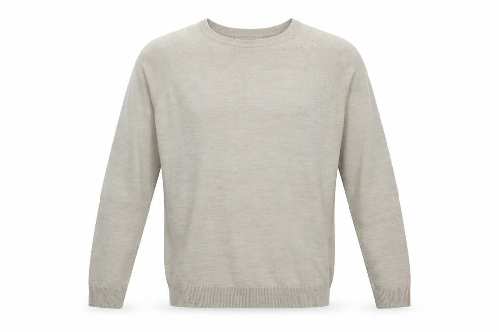 Mens UK Size XL River Island Beige Pullover Jumper