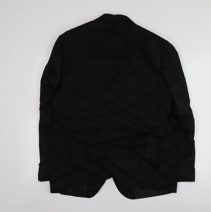 Mens UK Size XL M&S Regular Black Suit Jacket