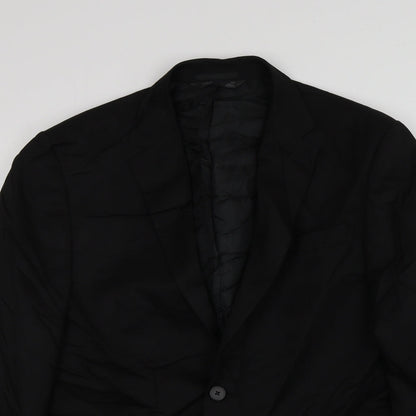 Mens UK Size XL M&S Regular Black Suit Jacket