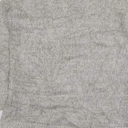 New Look Mens Grey Round Neck  Acrylic Pullover Jumper Size M