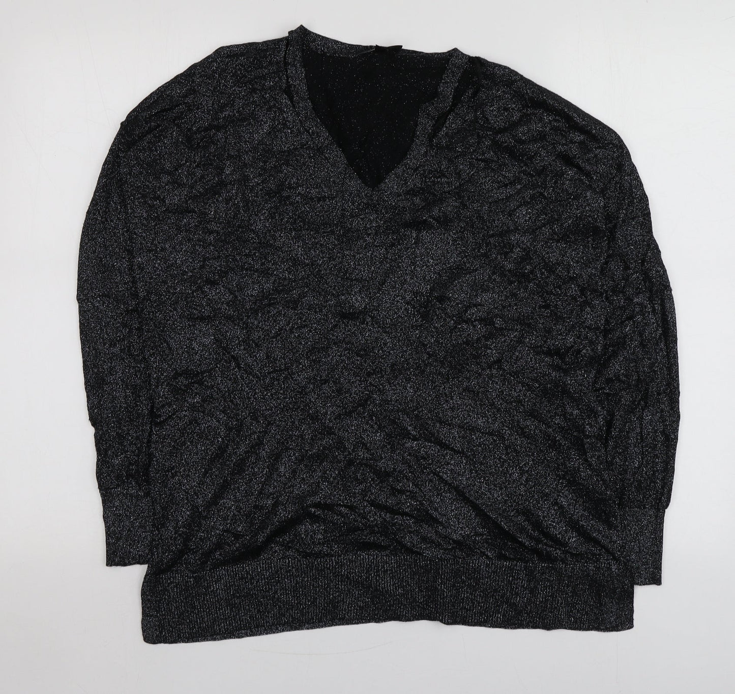Womens UK Size 12 Topshop Black Pullover Jumper