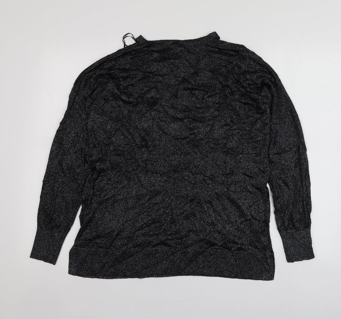 Womens UK Size 12 Topshop Black Pullover Jumper