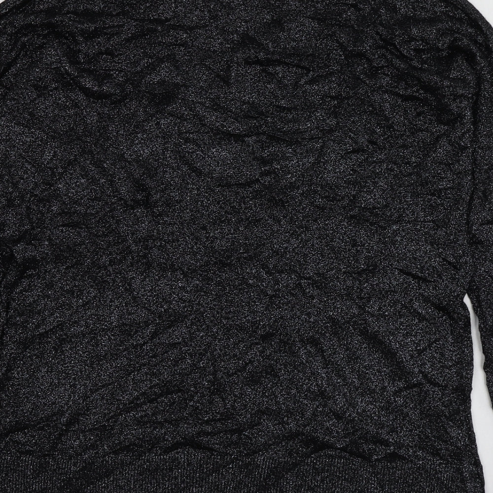 Womens UK Size 12 Topshop Black Pullover Jumper