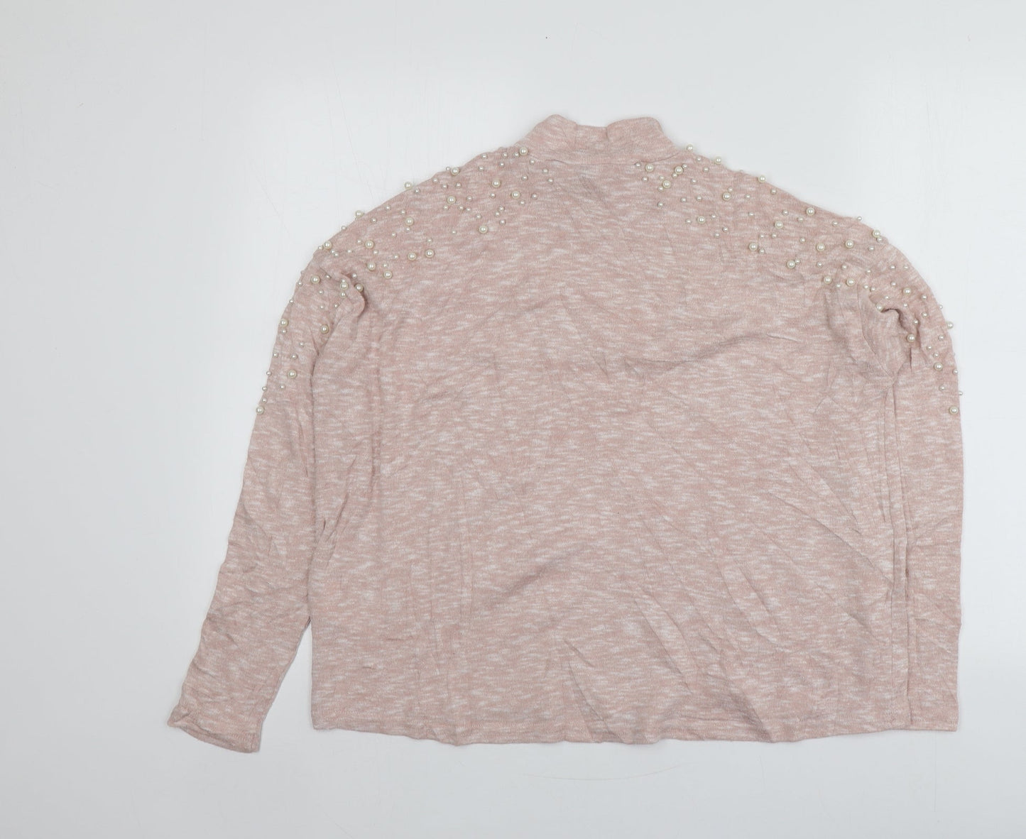 Womens UK Size S H&M Pink Pullover Jumper