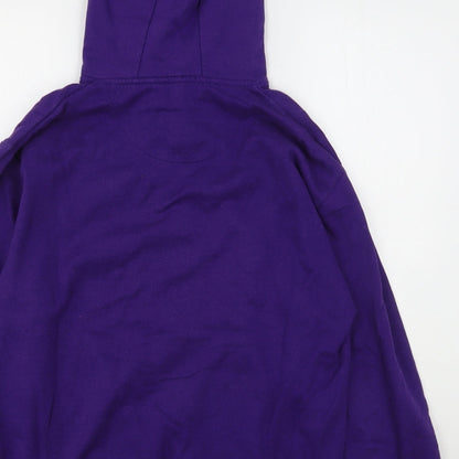 Obsi Womens Purple  Cotton Pullover Hoodie Size M   - San Francisco