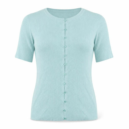 Womens UK Size 14 TU Green Basic Button-Up