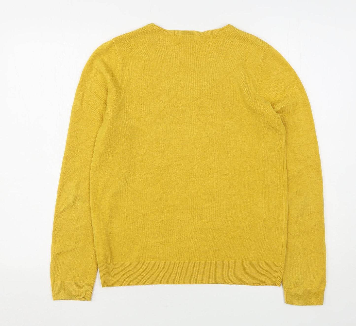 Womens UK Size 12 Matalan Yellow Pullover Jumper