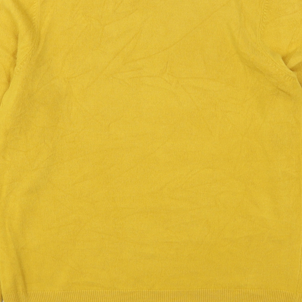 Womens UK Size 12 Matalan Yellow Pullover Jumper