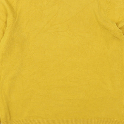 Womens UK Size 12 Matalan Yellow Pullover Jumper
