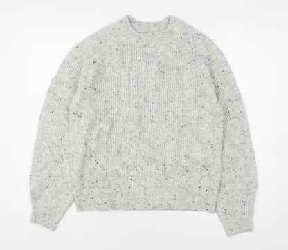 Womens UK Size S Marks and Spencer Grey Pullover Jumper