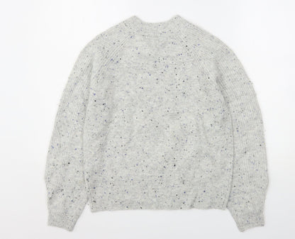 Womens UK Size S Marks and Spencer Grey Pullover Jumper