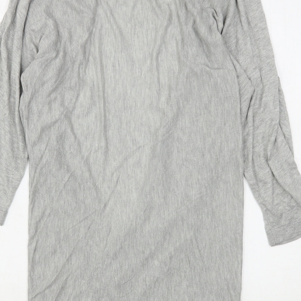 Womens UK Size M H&M Grey Cardigan Jumper