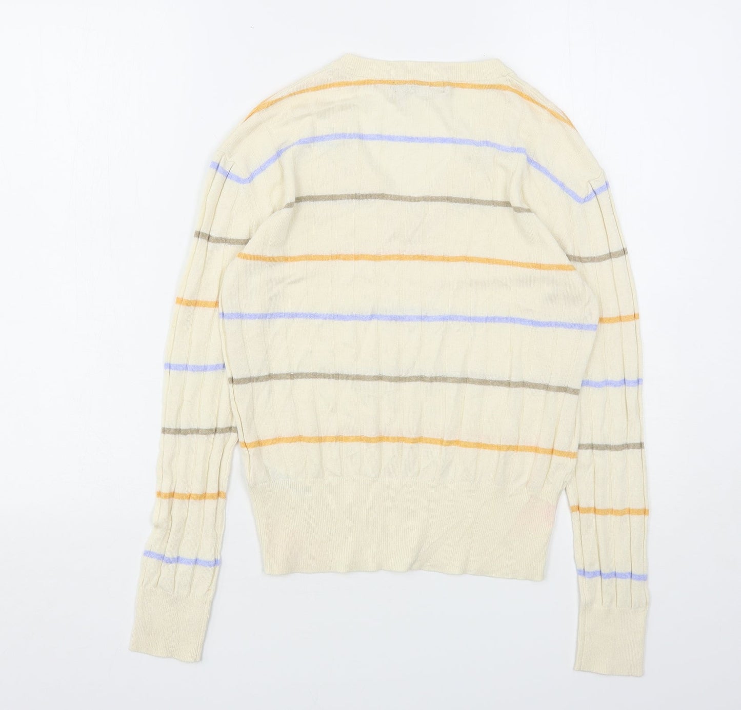 Womens UK Size S Marks and Spencer Beige Pullover Jumper