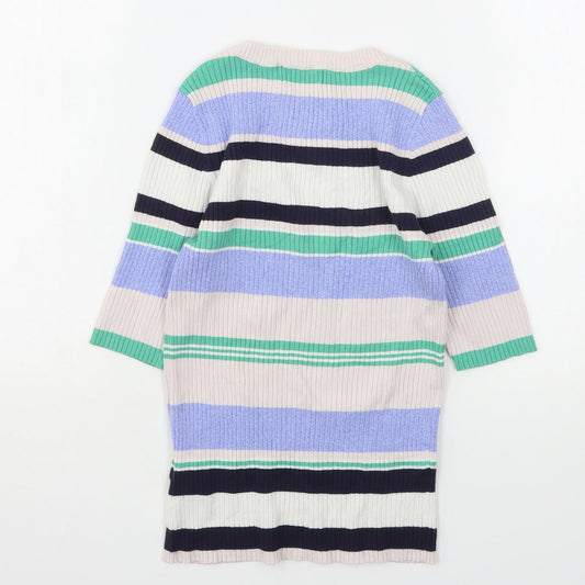 Womens UK Size 8 New Look Multicoloured Pullover Jumper