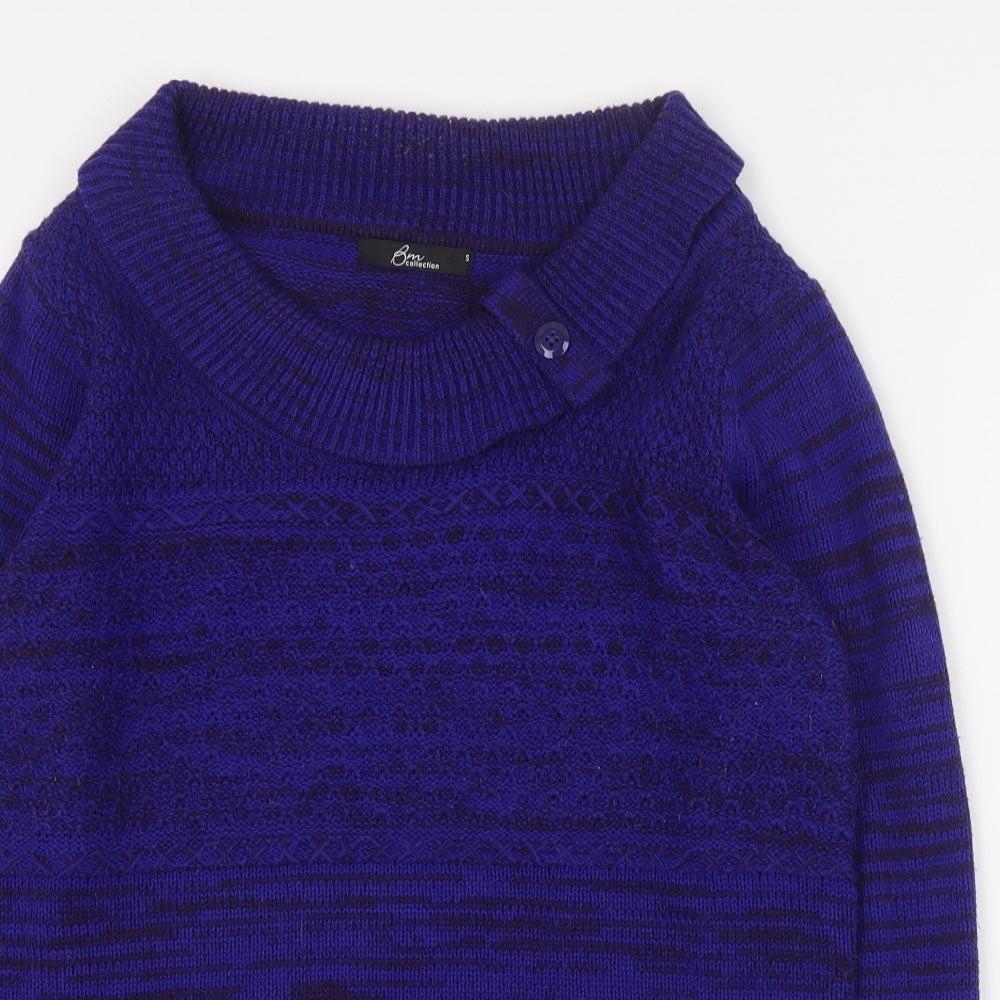Womens UK Size S Bonmarché Blue Pullover Jumper
