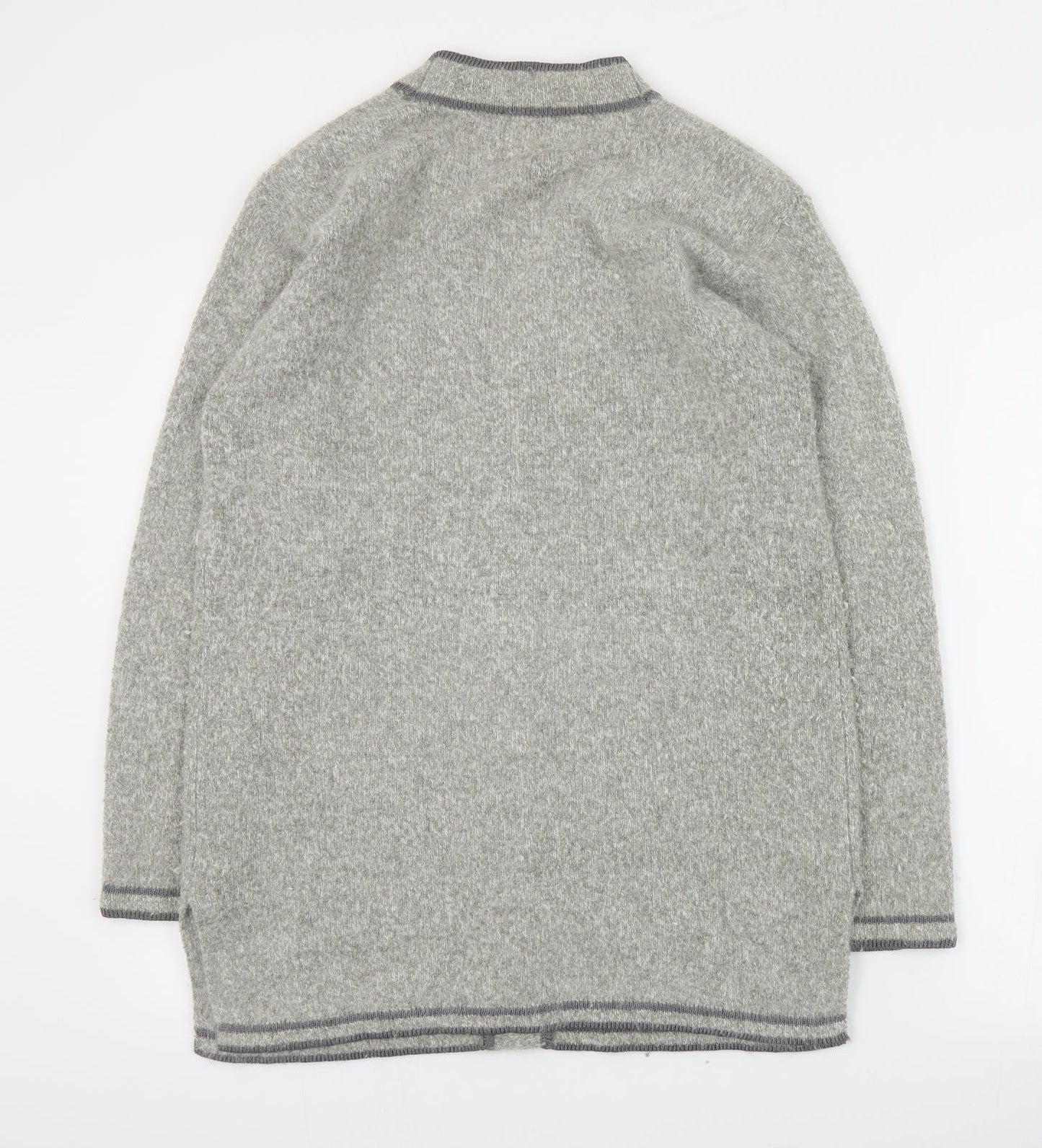 Womens UK Size S Roman Grey Cardigan Jumper