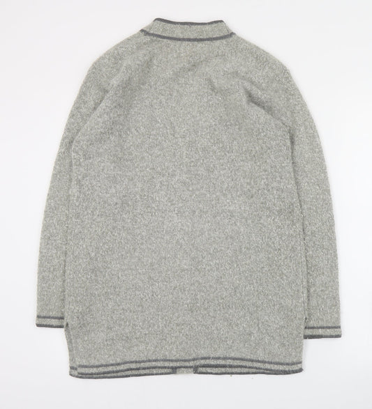 Womens UK Size S Roman Grey Cardigan Jumper