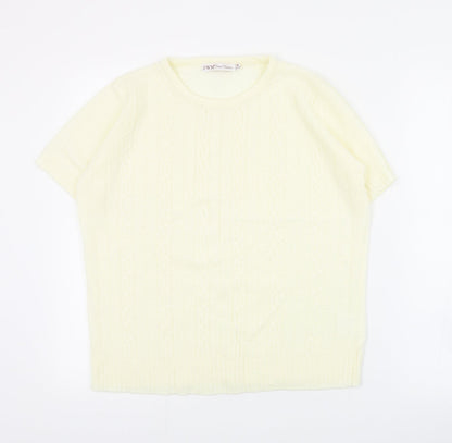 Womens UK Size M EWM Ivory Pullover Jumper