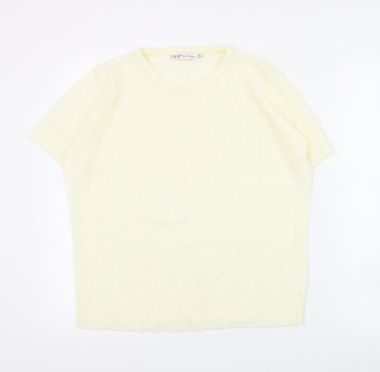 Womens UK Size M EWM Ivory Pullover Jumper