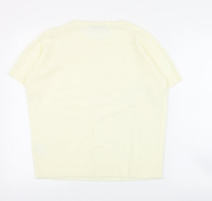 Womens UK Size M EWM Ivory Pullover Jumper