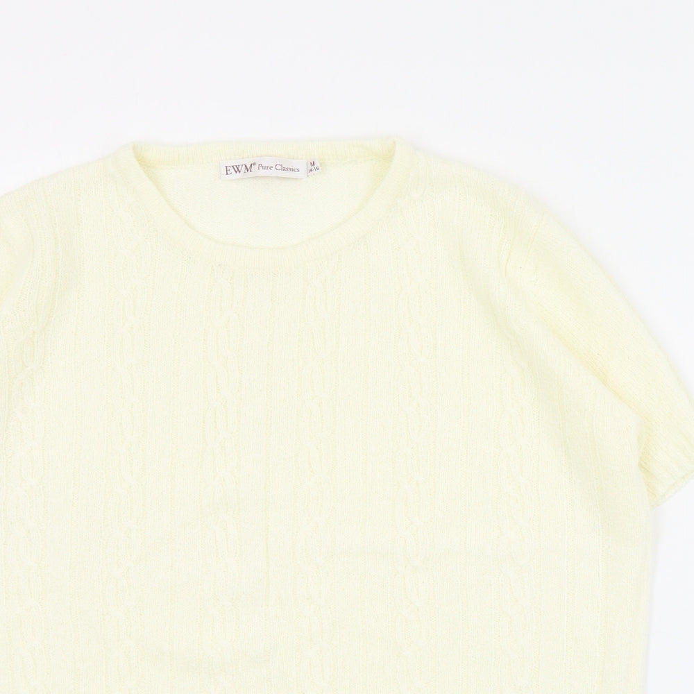 Womens UK Size M EWM Ivory Pullover Jumper