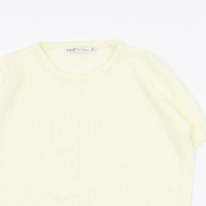 Womens UK Size M EWM Ivory Pullover Jumper