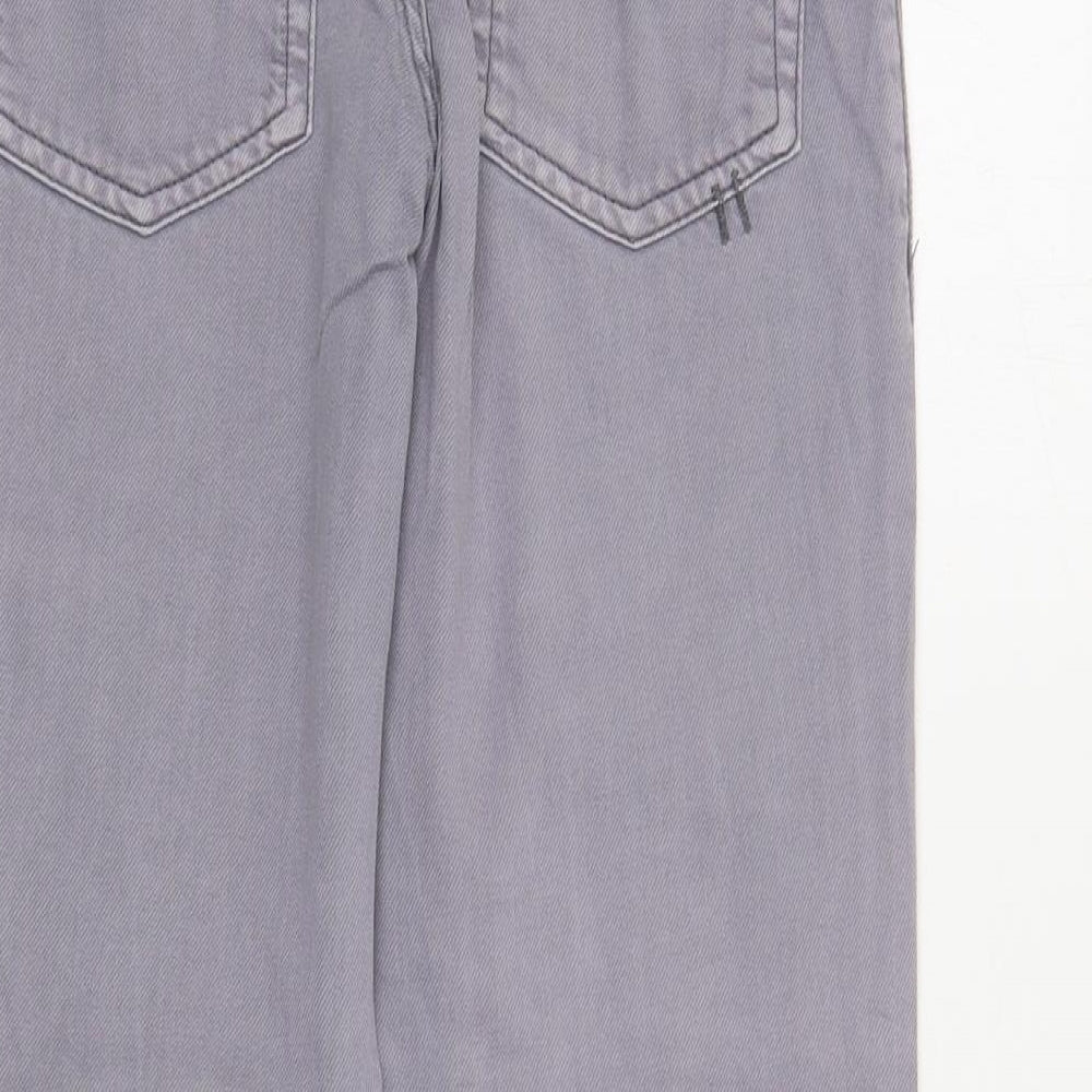 Cherokee Boys Purple  Cotton Straight Jeans Size 9-10 Years  Regular Zip