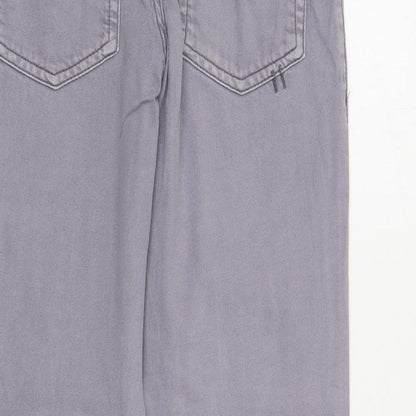 Cherokee Boys Purple  Cotton Straight Jeans Size 9-10 Years  Regular Zip