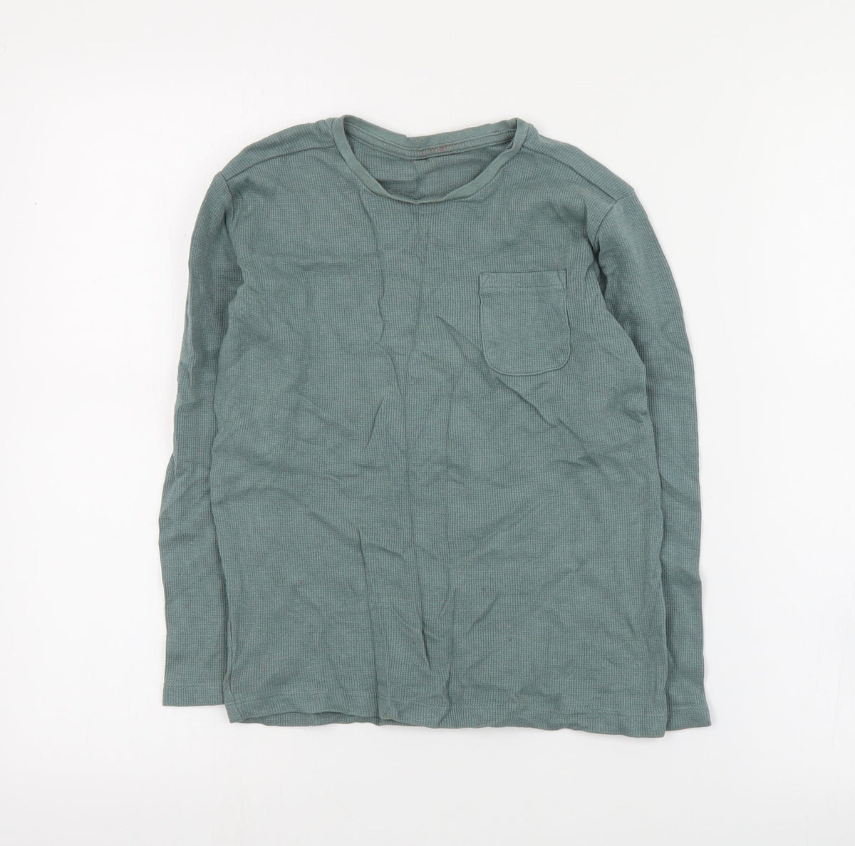 Dunnes Boys Blue Round Neck  Cotton Pullover Jumper Size 8-9 Years  Pullover
